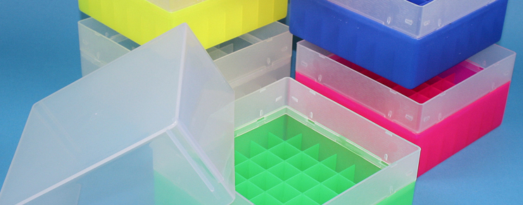 Kunststoff Kryoboxen