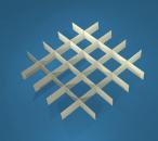 ALPHA Grid Divider / 5x5 divider / height 15 mm for Cryoboxes, cardboard